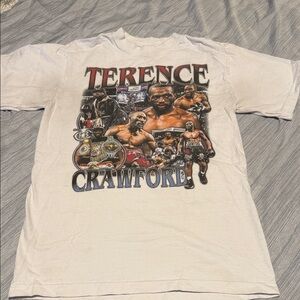 Terence Crawford White Graphic Tee